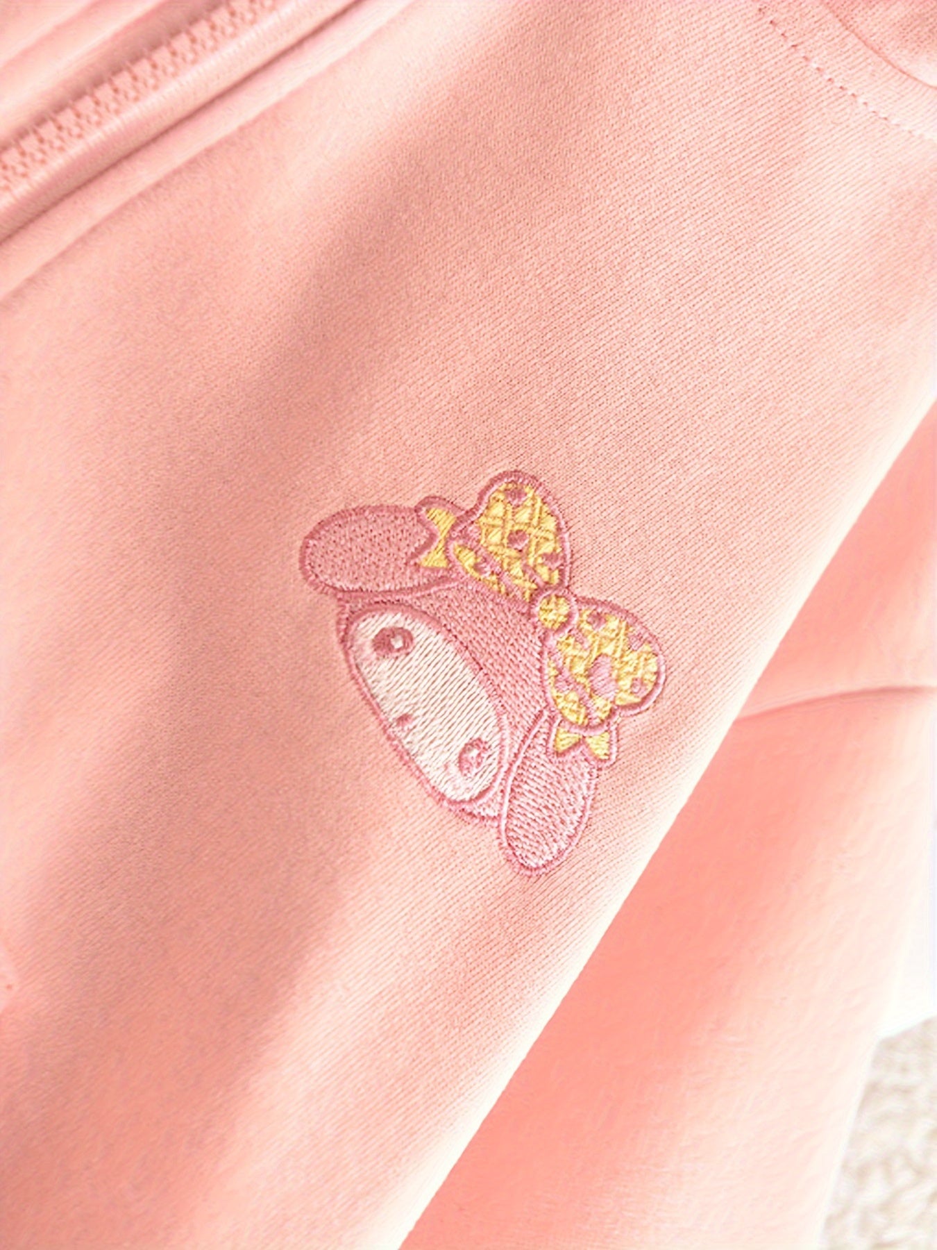 Sanrio-Inspired Cotton Blend Casual Hooded Jackets with Cartoon.