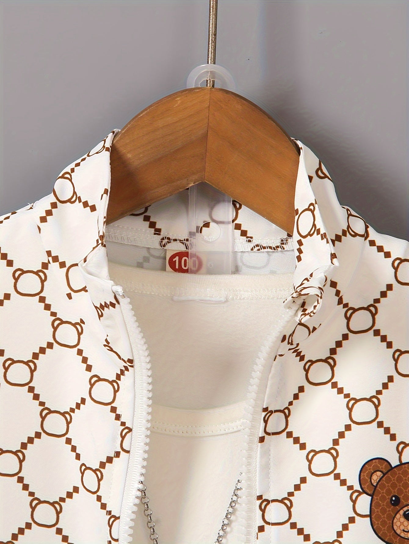 Kids Sporty Quick-Dry Woven Zip-Up Long Sleeve Jacket & Shorts Set,