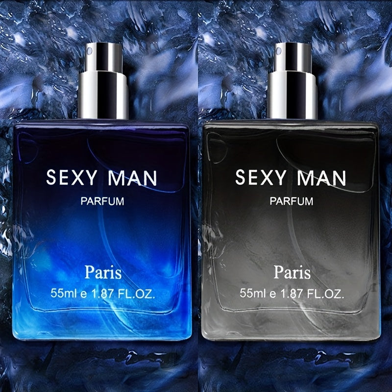 1.78 Oz Temptation Manly Cologne Perfume - Long-Lasting, Woody Aroma, Portable Eau De Parfum Spray for Business, Office, Travel, and Special Occasions - Ideal Birthday and Father's Day Gift for Him