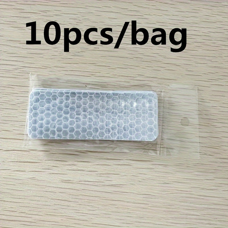 10pcs Car Night Safety Warning Multifunctional Reflective Stickers