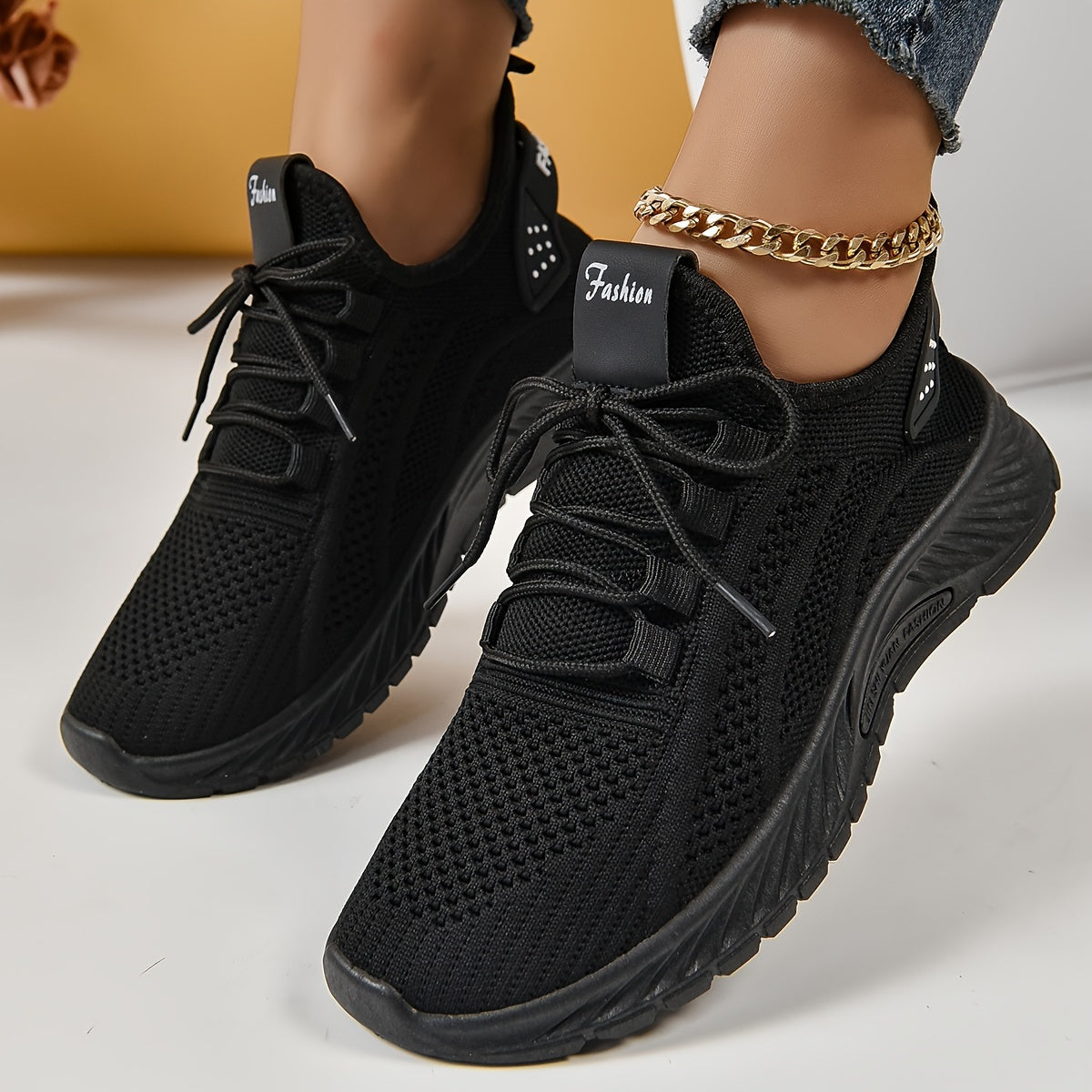 Women's Knitted Sports Shoes,