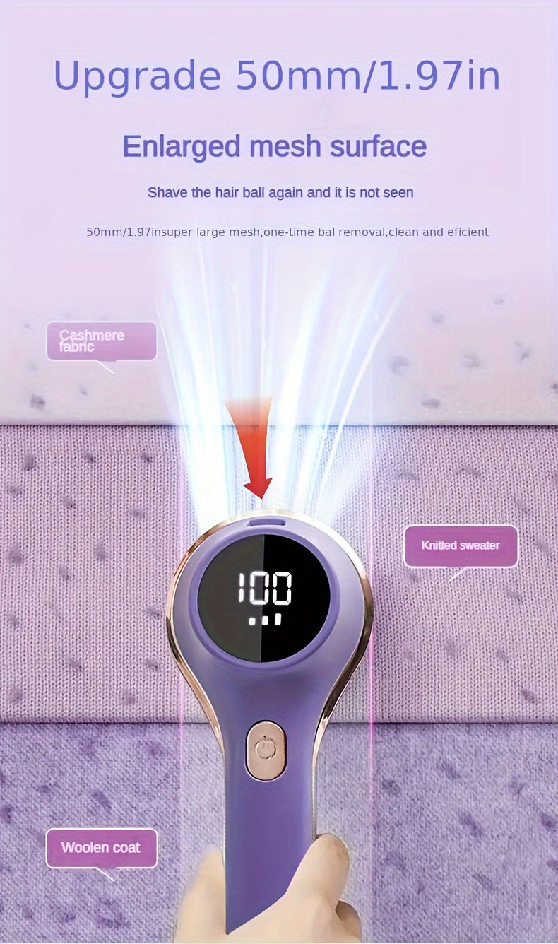 1set, Fabric Shaver, Electric Lint Remover, USB Rechargeable Sweater .