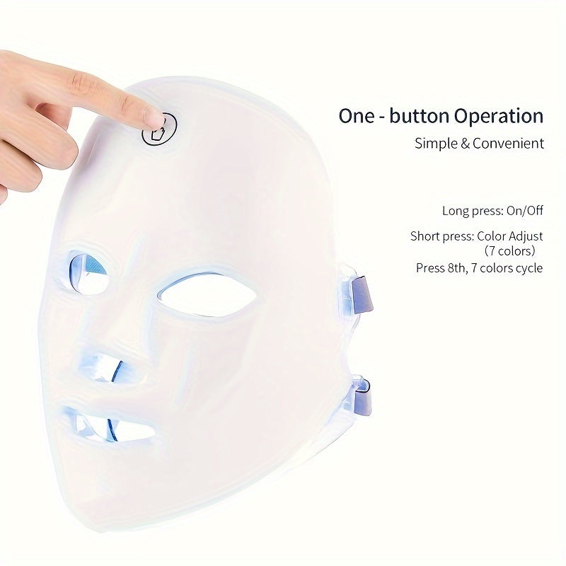 Portable Facial Mask, Beauty Device, USB Rechargeable, Facial Skincare Mask For Valentine's Day/Mother's Day Gift