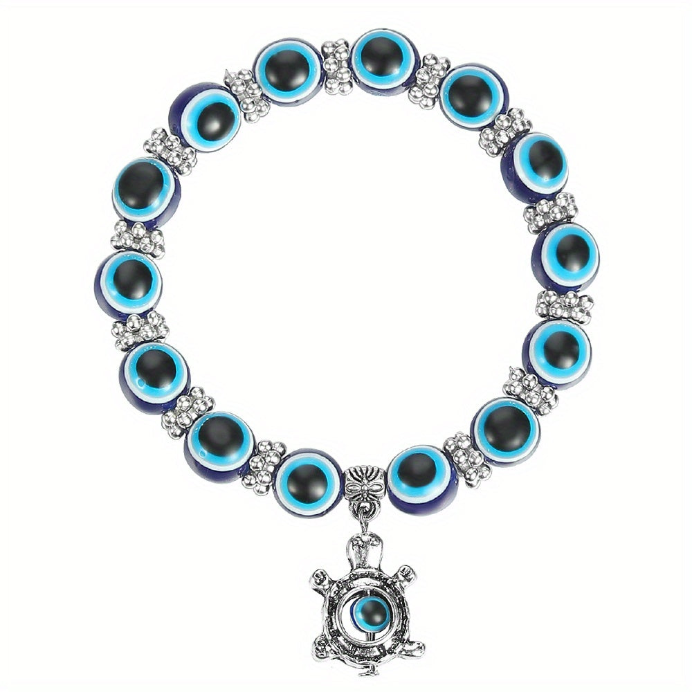 Lucky Evil's Eye Charm Beads Bracelet Protection Jewelry Good Luck Gift