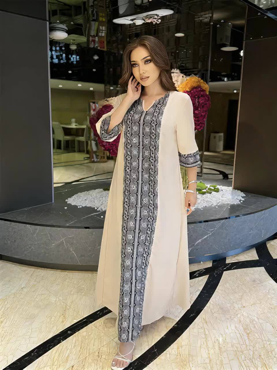 Middle Eastern Abaya Robe - /MH