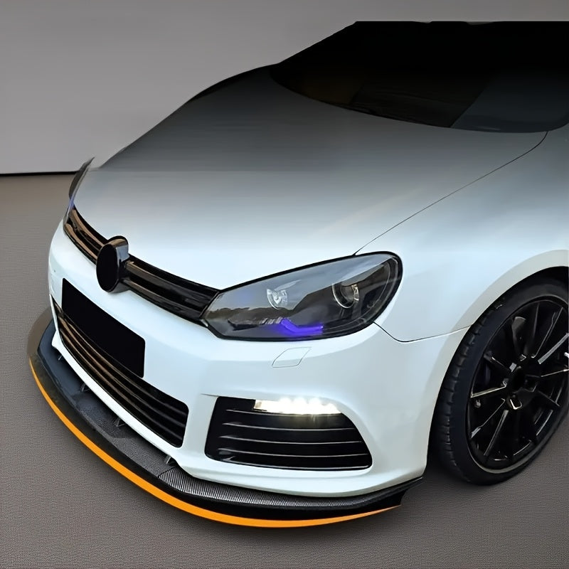 Carbon Fiber Texture Front Lip Spoiler for VOLKSWAGEN Golf MK6R 2008-2012