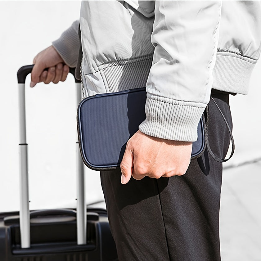 Home Passport Wallet with SIM Card Slots and Pop-up Needles,