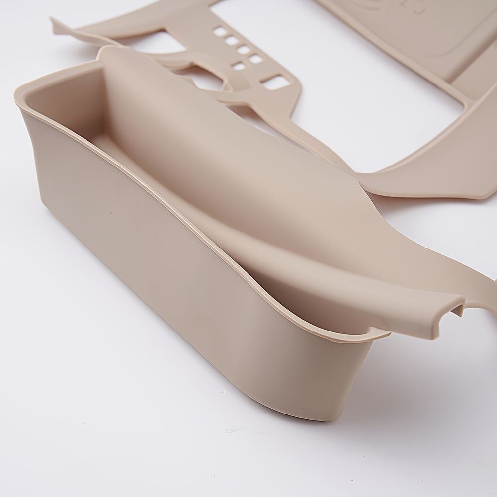 1pc Interior Rubber Storage Box Organizer for Toyota Land Cruiser 300 Series (LC300) 2022-2024 model