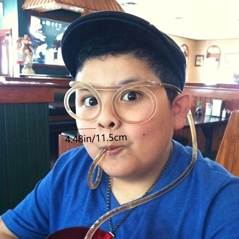 1pc Crazy Straw Glasses For Birthday Parties, Party Favors, Gift bag Stuffers