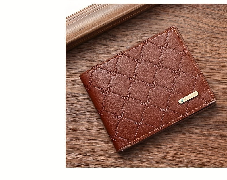 Men's Short Wallet, Multi-card Card Holder, Bifold Wallet, Gift For Men