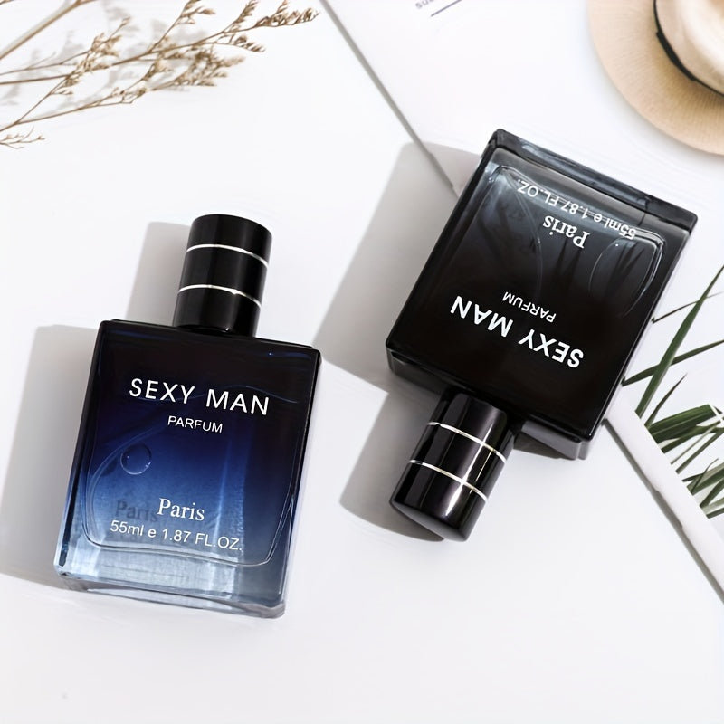 1.78 Oz Temptation Manly Cologne Perfume - Long-Lasting, Woody Aroma, Portable Eau De Parfum Spray for Business, Office, Travel, and Special Occasions - Ideal Birthday and Father's Day Gift for Him