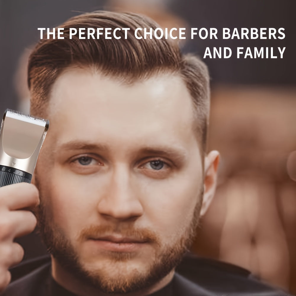 Electric Clipper Men's Razor Beard Body Hair Trimmer Classic Electric Clipper Personal Care Set With Limit Comb Grooming Kit For Gift Father's Day Gift Father's Day Gift