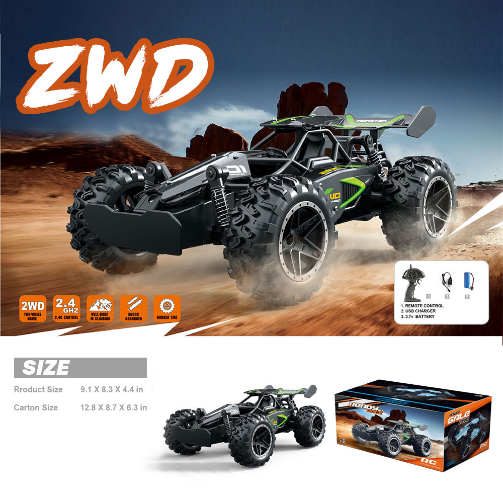 1:18 Scale High-Speed Off-Road 2.4G Remote Control Car Drift, 15KM/H, .