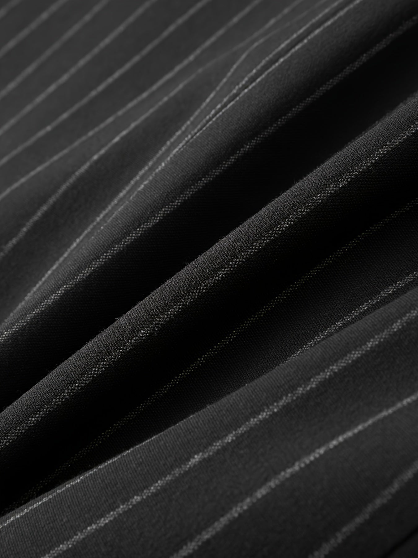 Men's Classic Striped Double-Breasted Blazer,