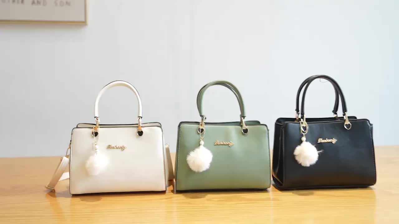 Letter Decor Satchel Bag, Stylish Top Handle Purse,