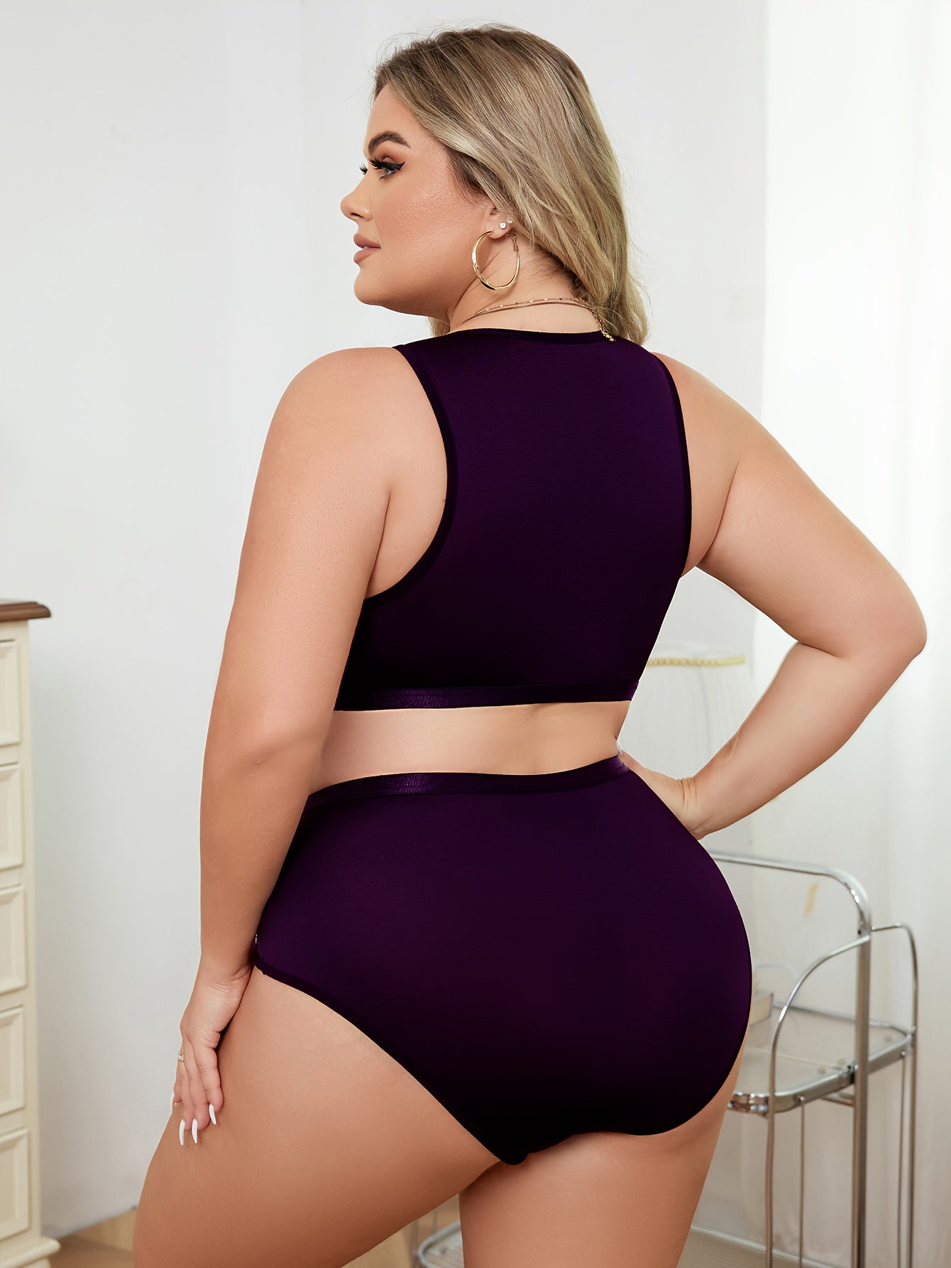 Women's Plus Sexy Lingerie Set,/MH
