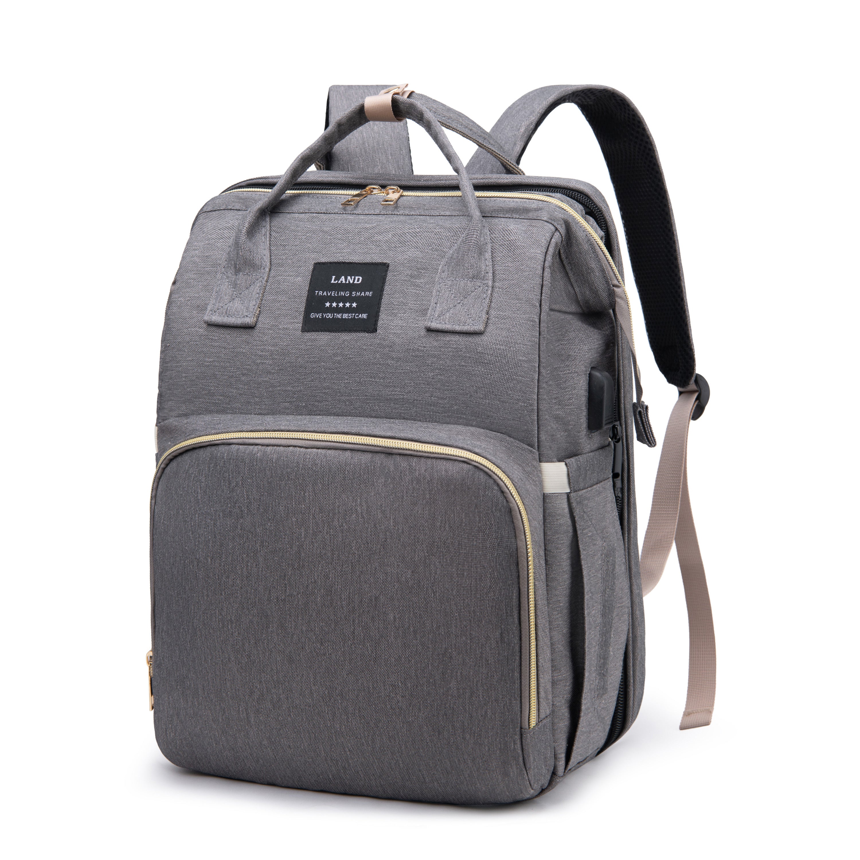 Lamroro The Ultimate Diaper Bag Backpack:, Large Capacity,