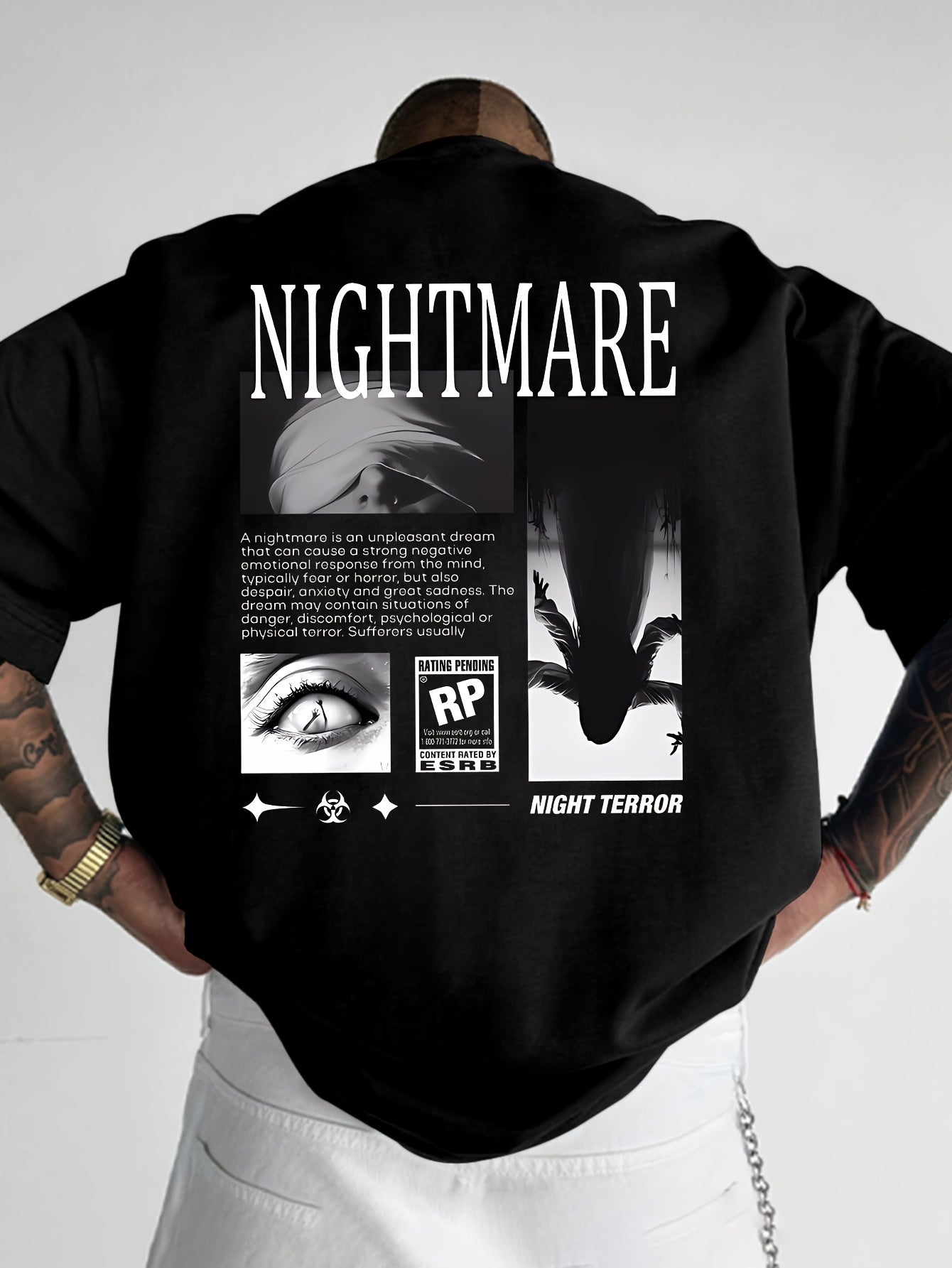 Men's Graphic Design Crew Neck T-shirt, Casual Comfy Tees T-shirts .