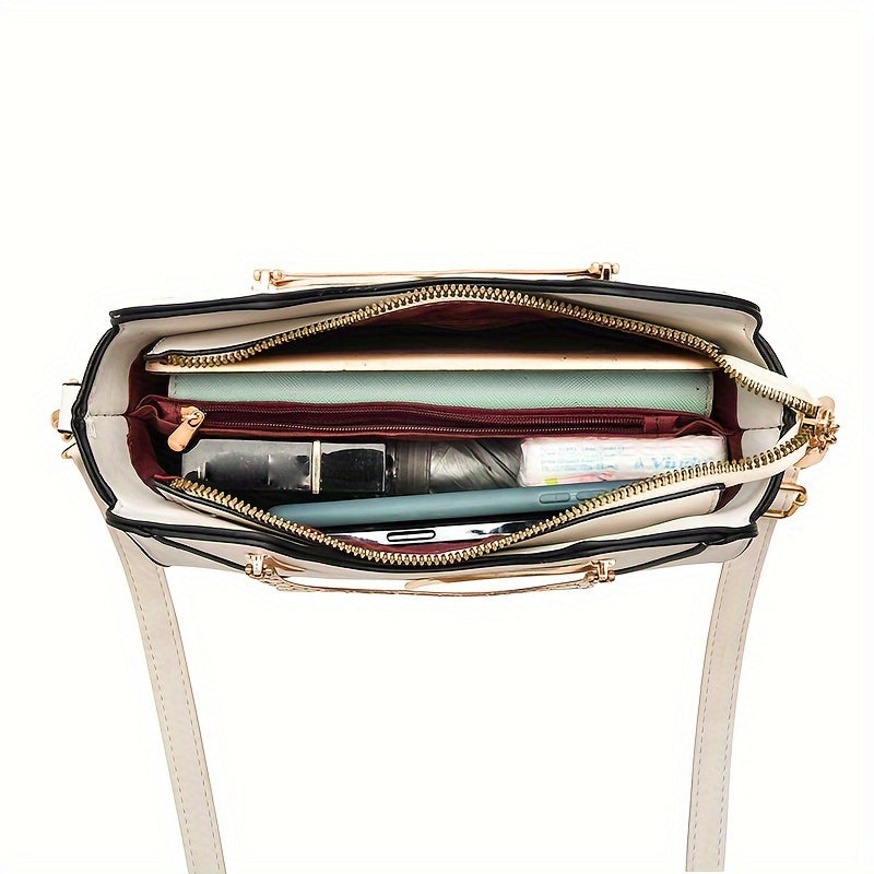 Whimsical Cat Ear Tote Satchel Bag .