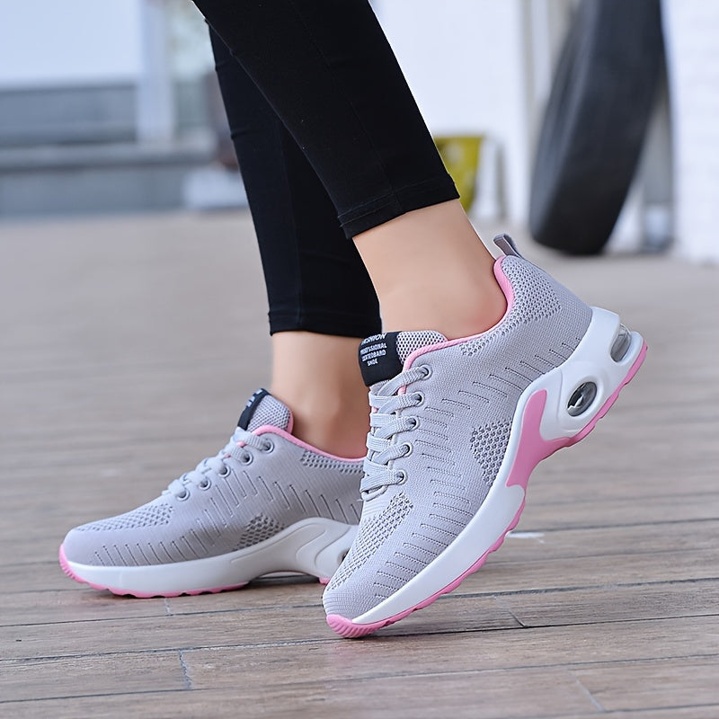 Women'S Breathable Mesh Sneakers with Cushioned Sole -/MH