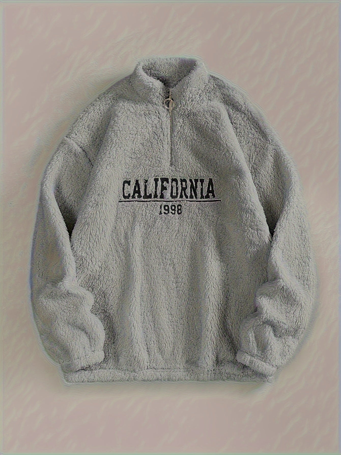 Cozy California Print Pullover Sweatshirt - Fashion Sweatshirts for Women with Long Sleeve Crew Neck Design, Soft and Casual Wear for Fall and Winter Seasons - Perfect for Everyday Lounging