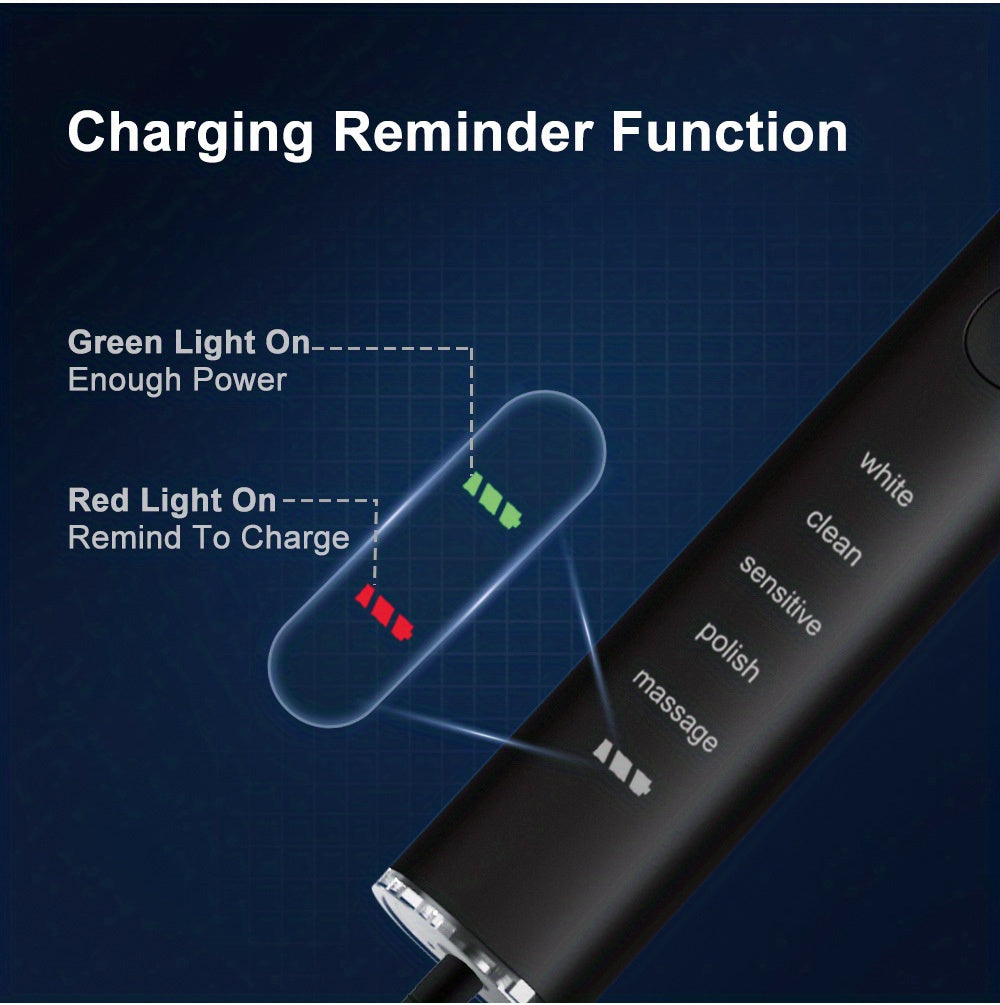 Sonic Electric Toothbrush, Charging Model Sonic Fully Automatic For Men's Special Waterproof Long Battery Life, For Men father's day gift Father's Day Gift