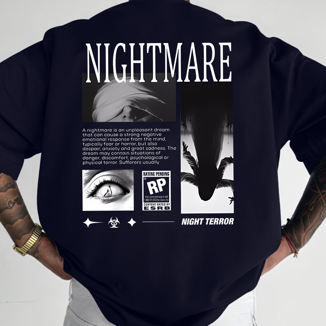 Men's Graphic Design Crew Neck T-shirt, Casual Comfy Tees T-shirts .