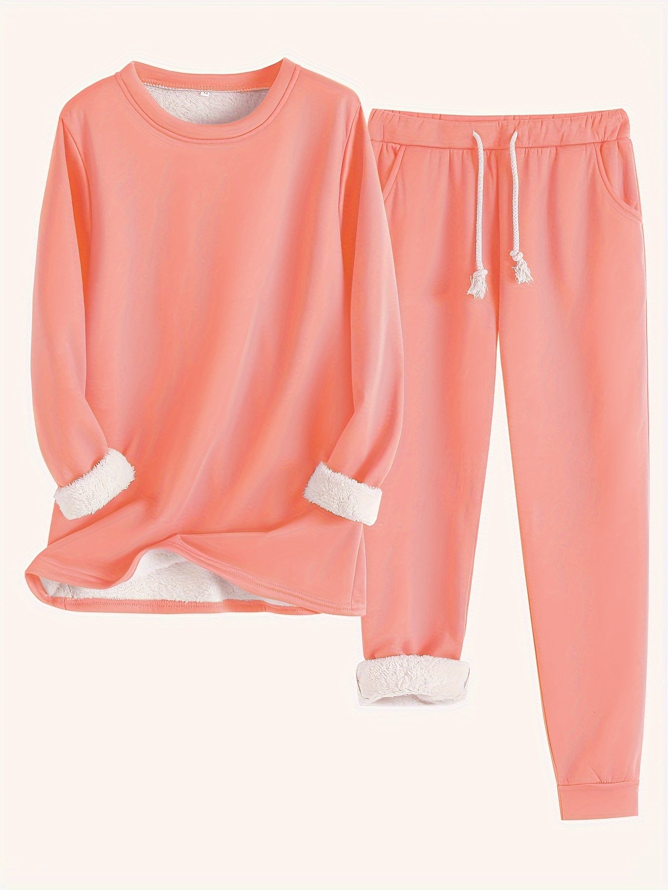 Cozy Fleece-Lined Women's Clothing Set