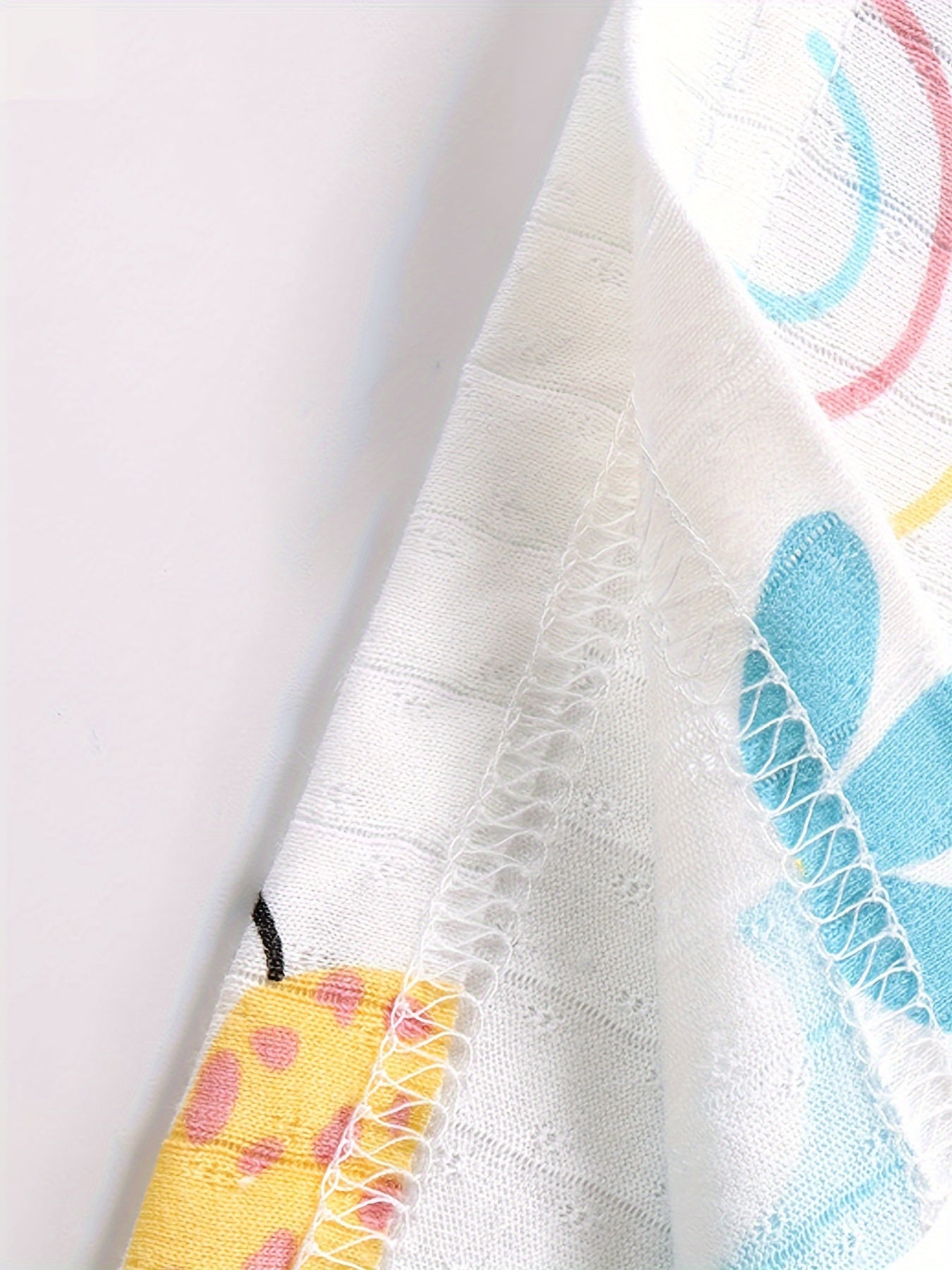 Cotton Cartoon Printed Summer Kids Outfit Sets.