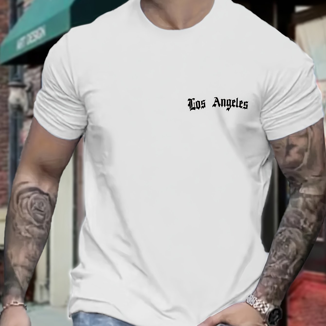Men's Fashion Plus Size T-Shirts - Casual Streetwear Crew Neck.