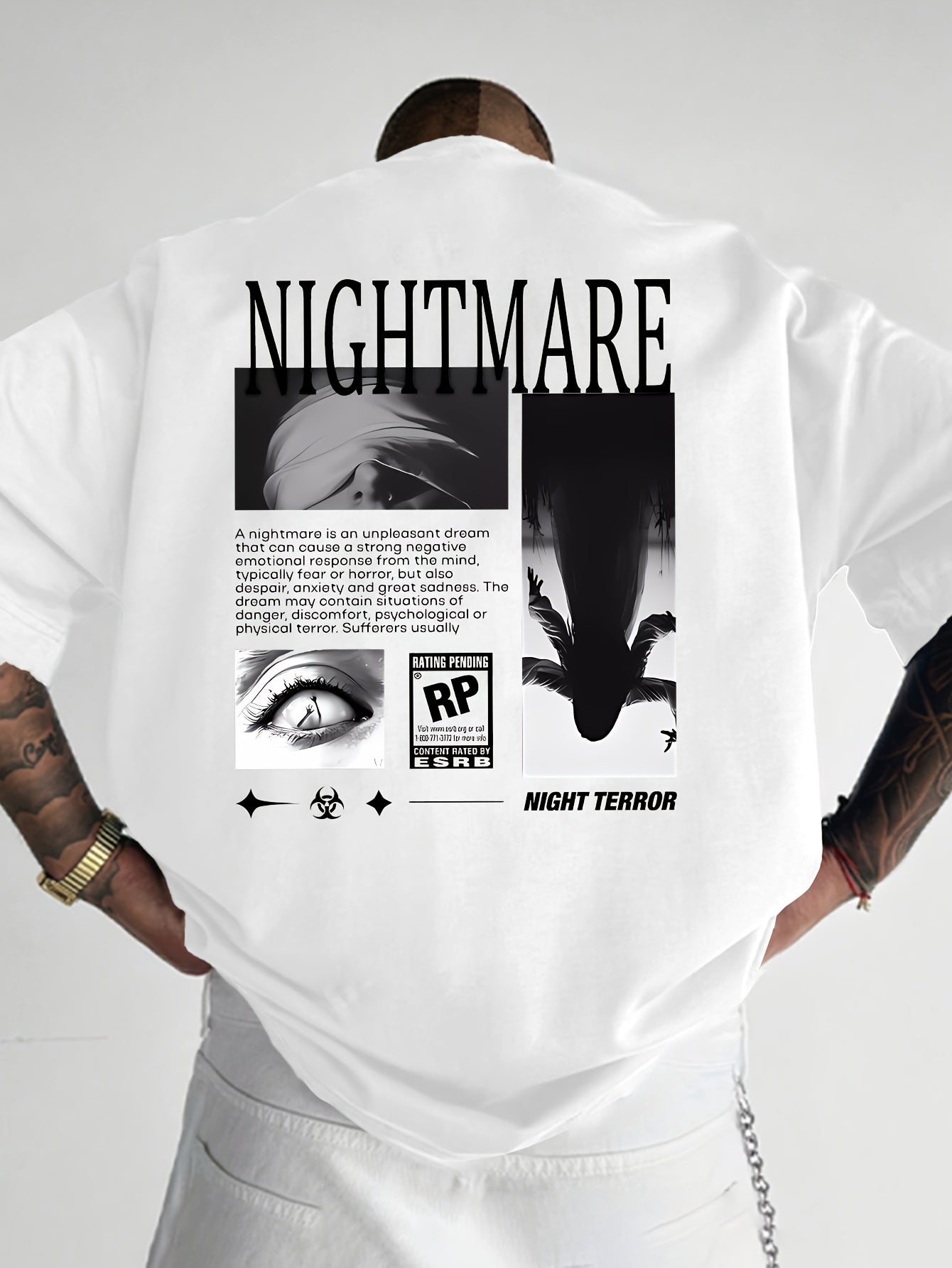 Men's Graphic Design Crew Neck T-shirt, Casual Comfy Tees T-shirts .