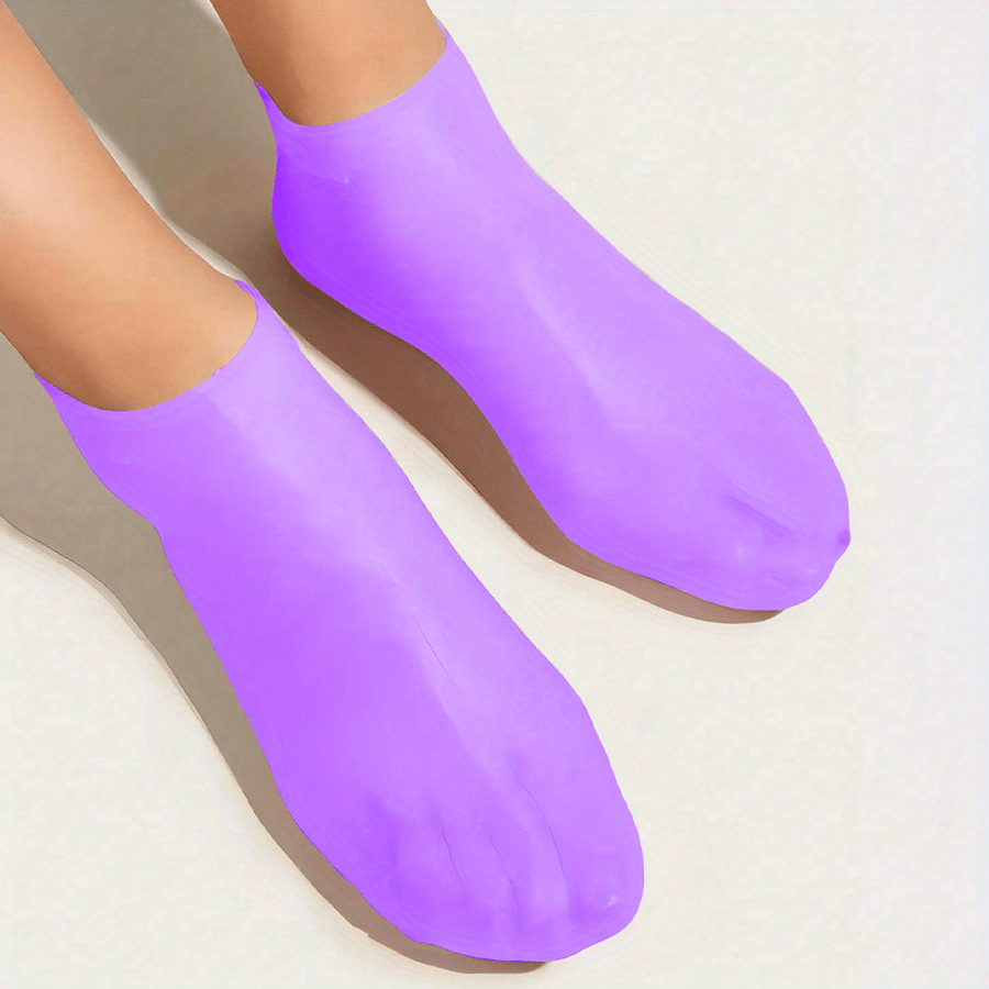 1Pair Silicone Socks for Dry Cracked Feet, Women's./MH
