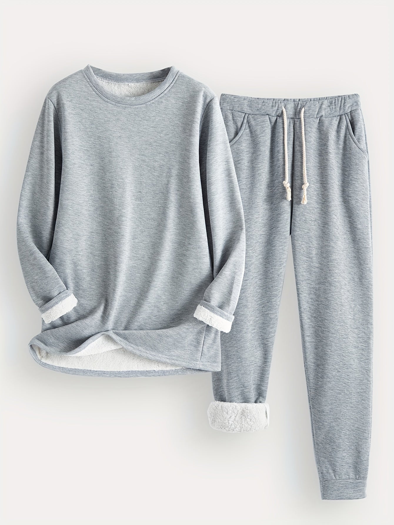 Cozy Fleece-Lined Women's Clothing Set