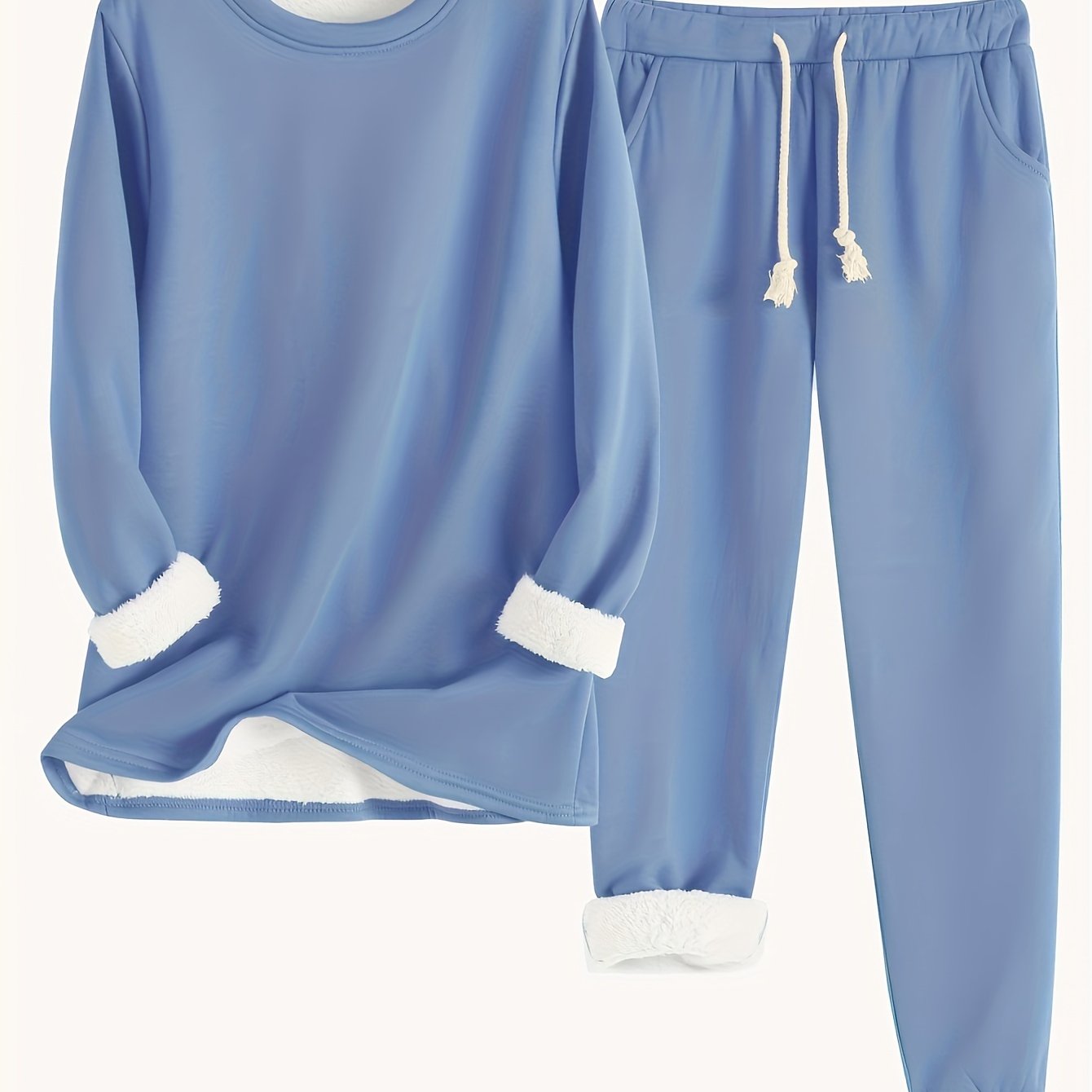 Cozy Fleece-Lined Women's Clothing Set