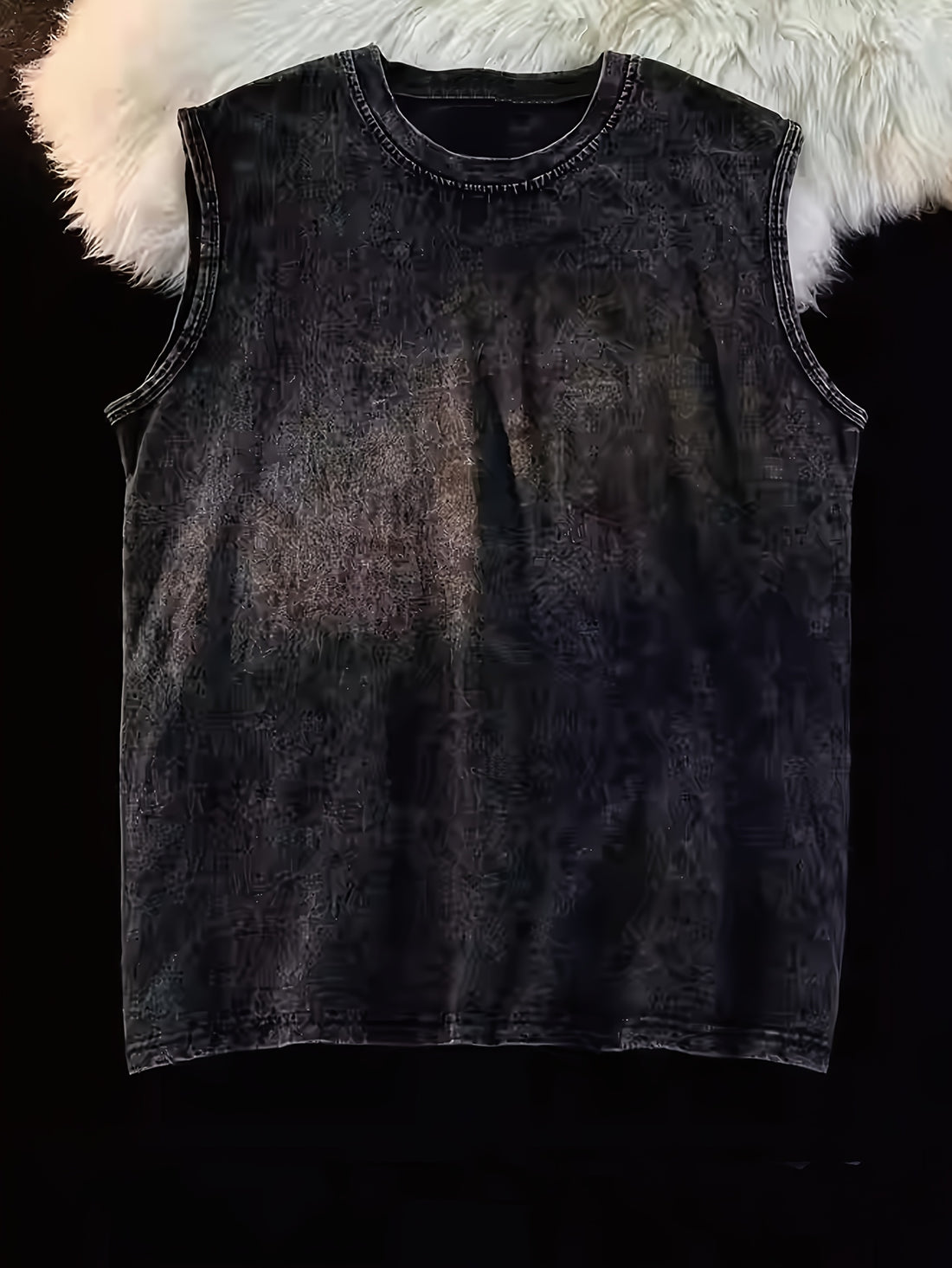 Retro Sleeveless T-Shirts for Men, Suitable for Spring, Autumn, And Summer.