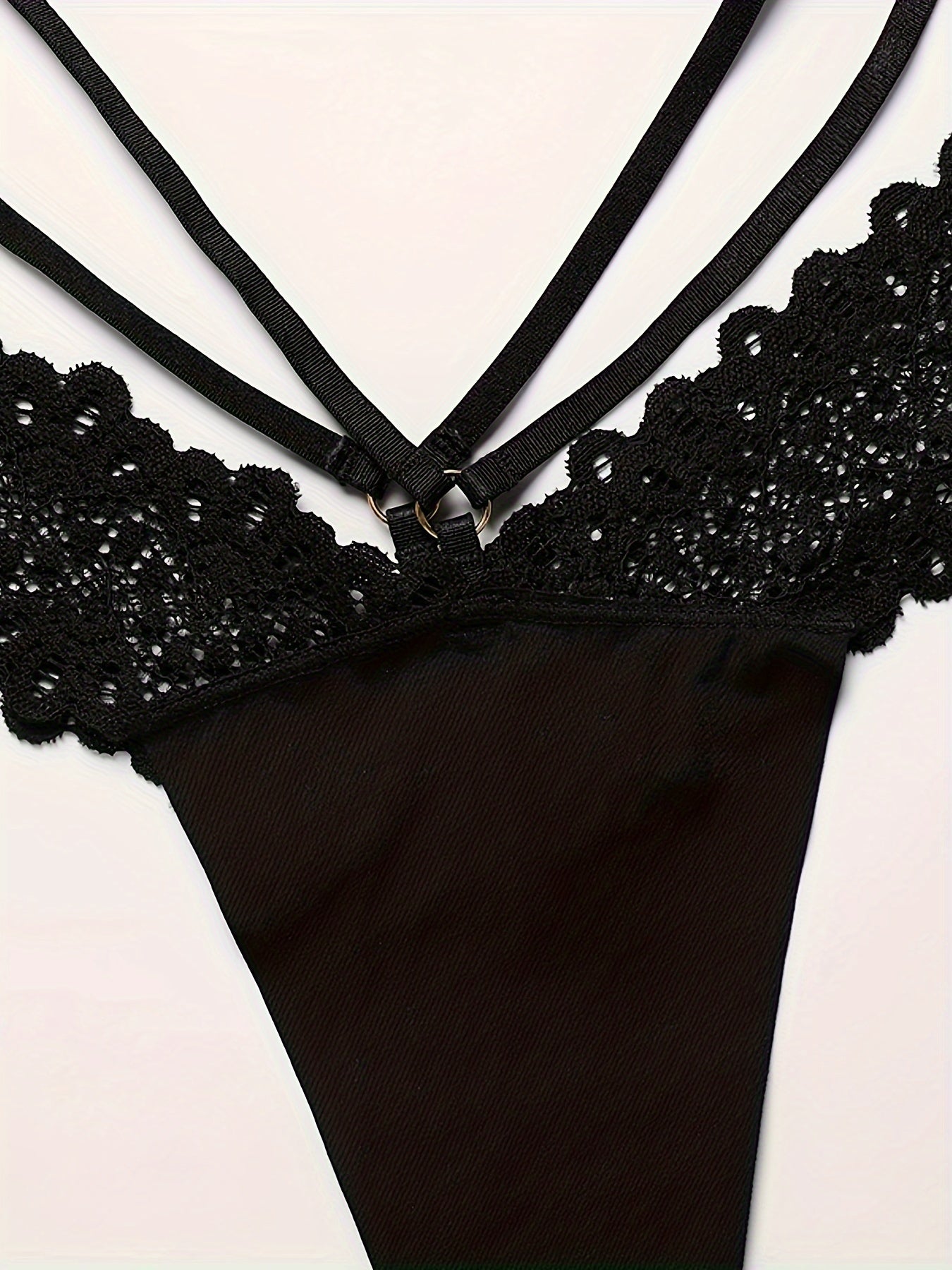 Sexy Lace Stitching Thong, Low Waist Seamless Quick-drying Thong Panties, /MH