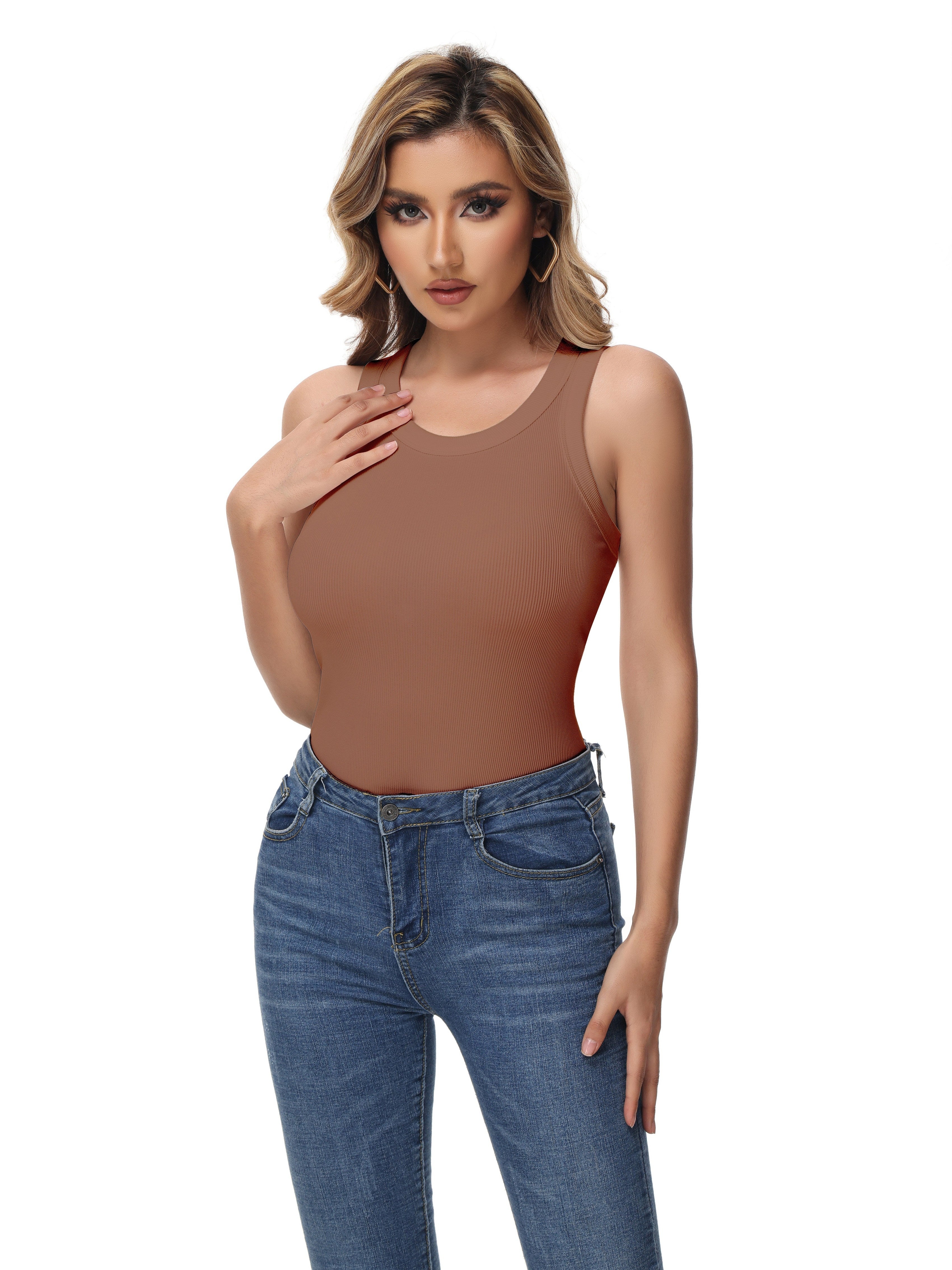 Women Sleeveless Sports Tank Top,