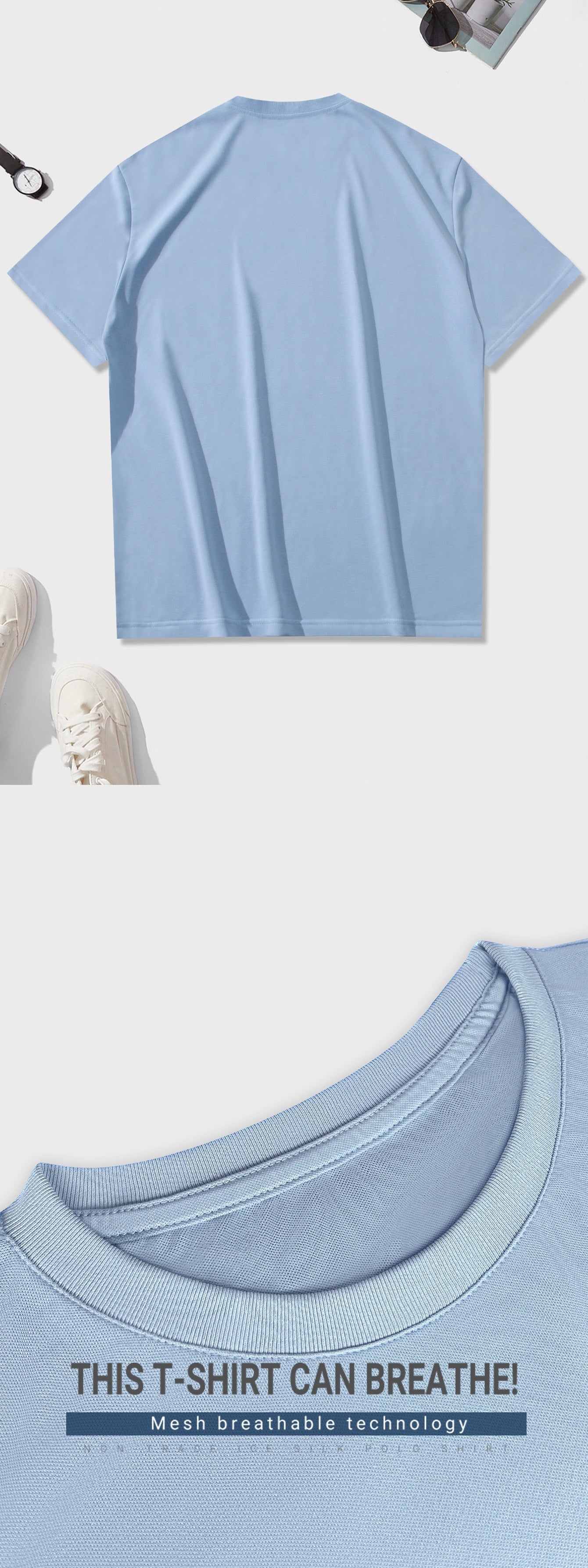 Men's Fashion Plus Size T-Shirts - Casual Streetwear Crew Neck.