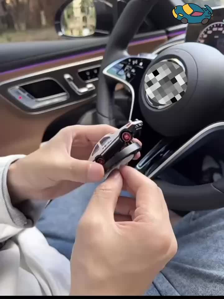 Aluminum Alloy Drifting Car Dashboard Rotating Vehicle Model Interior Decoration