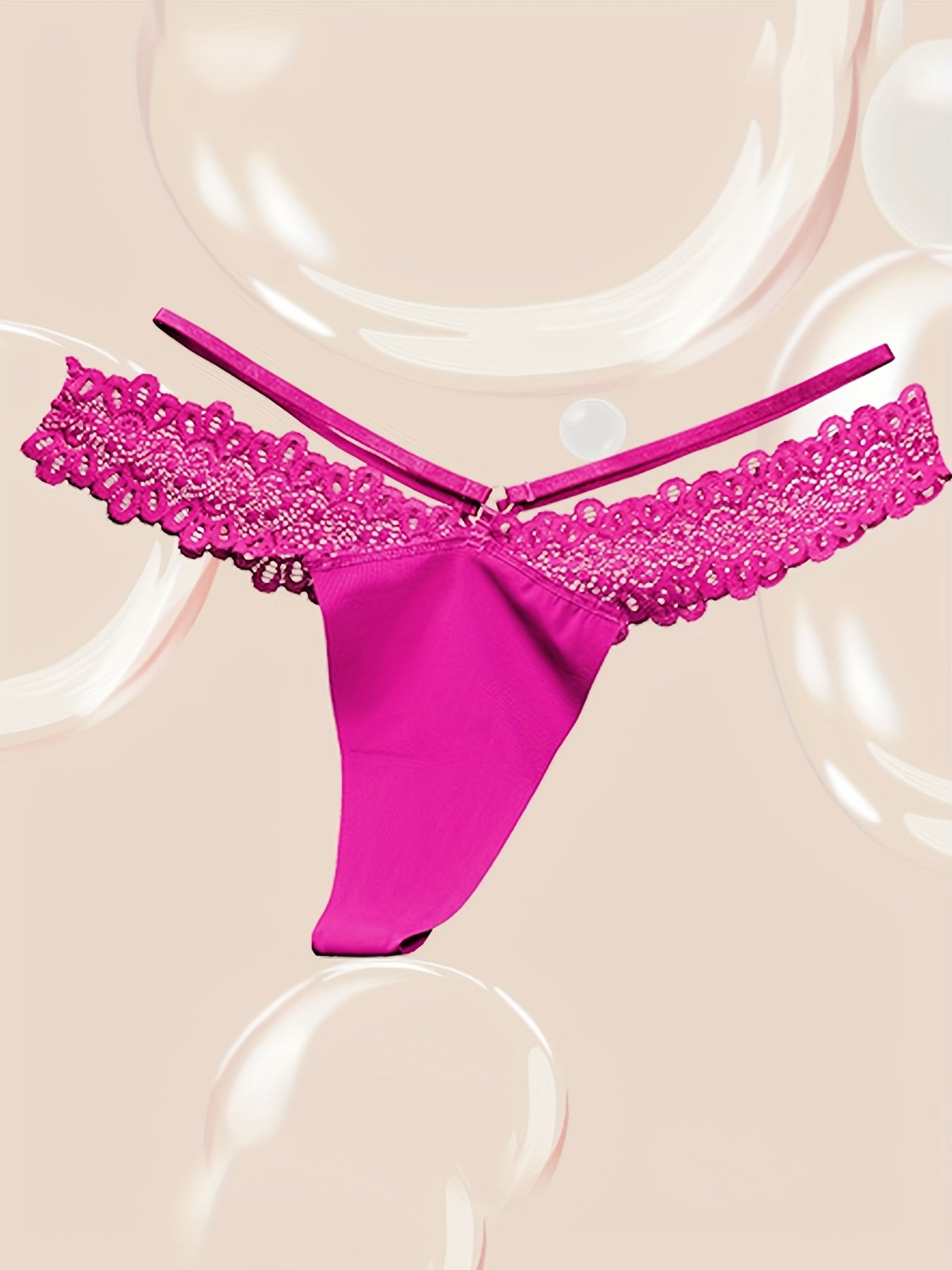 Sexy Lace Stitching Thong, Low Waist Seamless Quick-drying Thong Panties, /MH