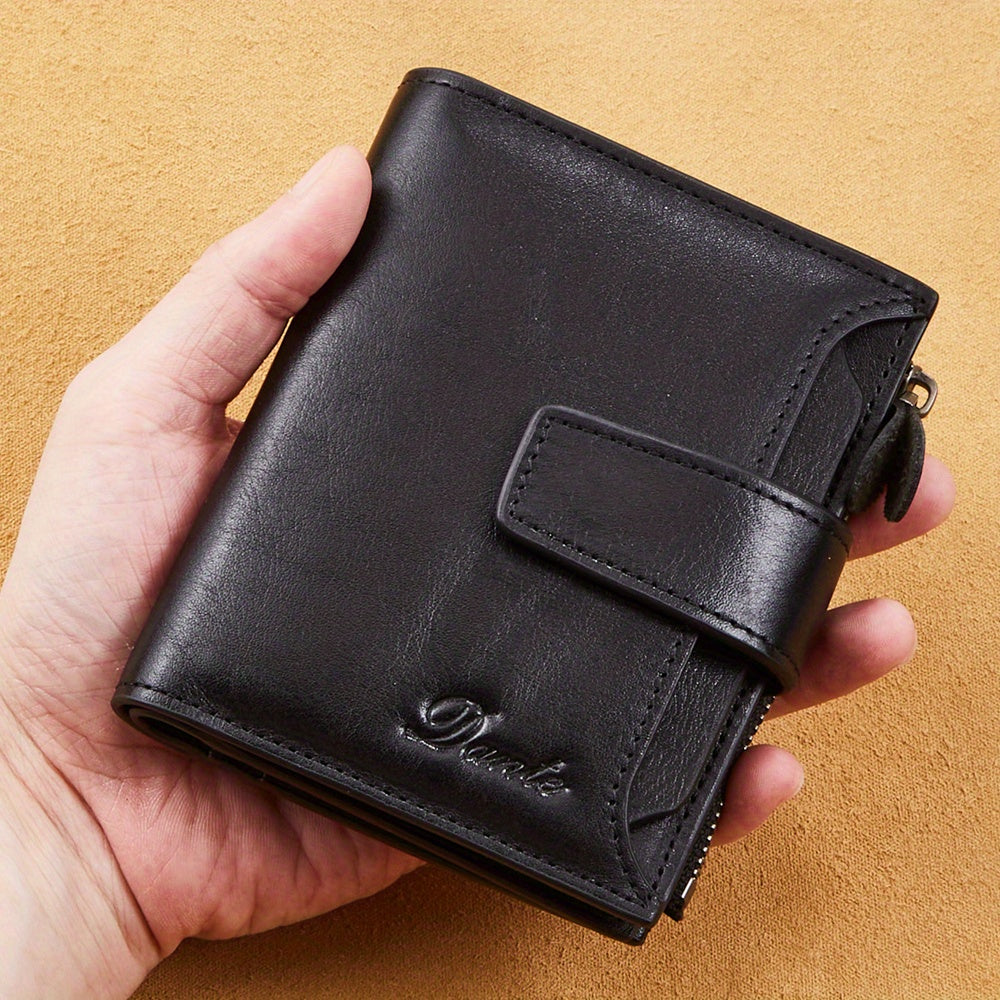 Vintage Men's Top Layer Cowhide Wallet.