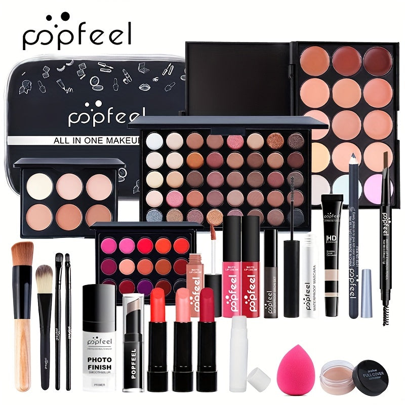 All-in-One Makeup Set For Women, 24pcs Full Makeup Kit, Makeup Gift Set .