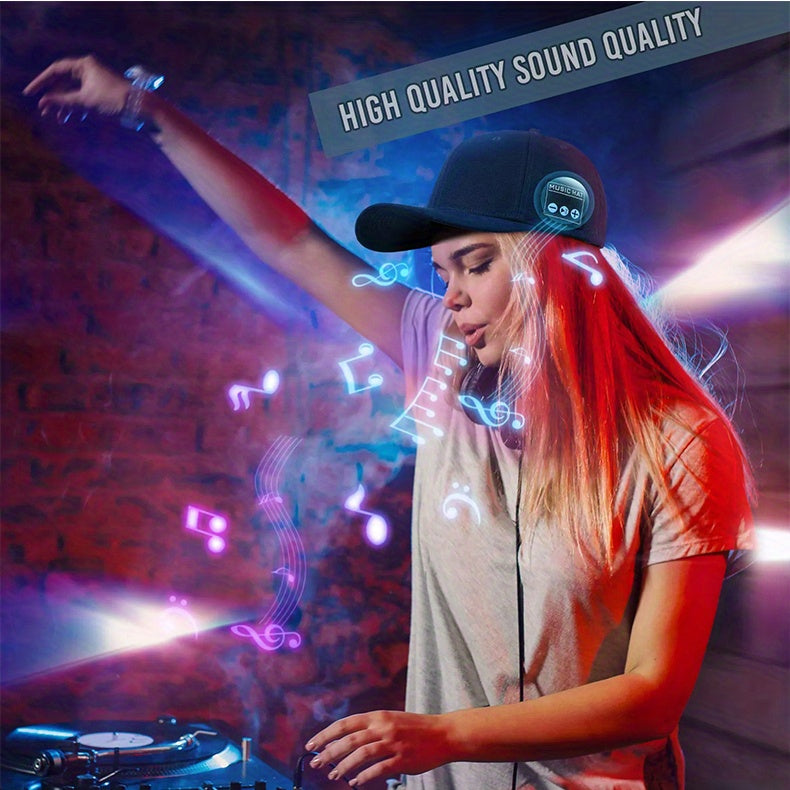 Wireless Smart Speaker Headphone Baseball Cap - The Perfect Birthday Gift for Men, Women, Boys, and Girls!