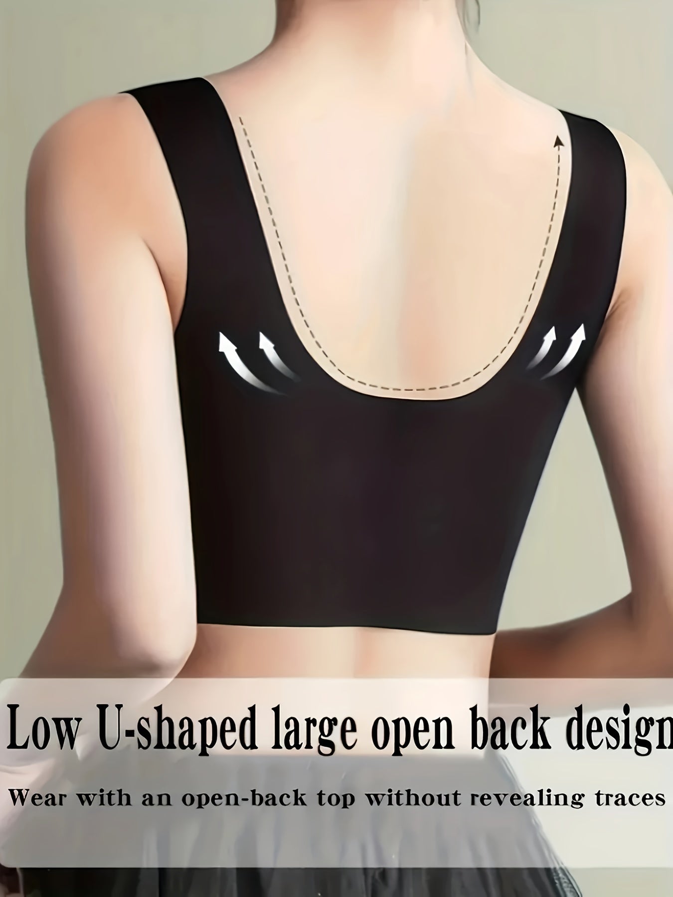 Comfy Chic Wireless Mesh Tank Bra - Soft Push-Up Support,/MH