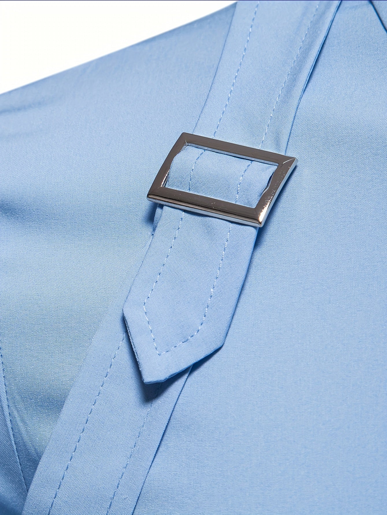 Men's Casual Dress Shirts Skinny Fit Solid Color Long Sleeve .