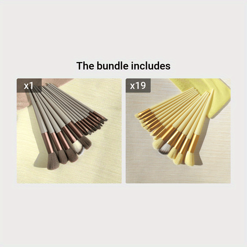13 PCS Makeup Brushes Set Soft And Fine Artificial Fibers Eye Shadow Foundation Blush Powder Blending Beauty Make Up Tools With Bag Perfect Birthday Gift For Mother Women