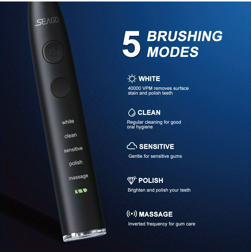 Sonic Electric Toothbrush, Charging Model Sonic Fully Automatic For Men's Special Waterproof Long Battery Life, For Men father's day gift Father's Day Gift