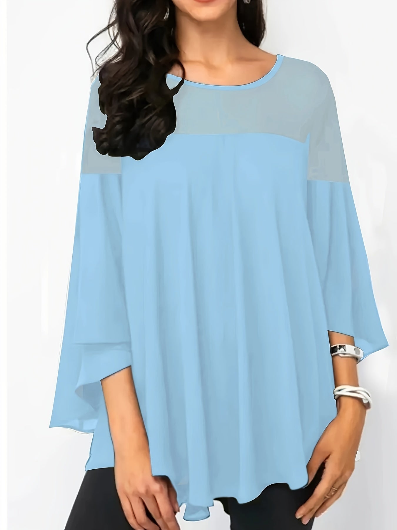 Plus Size Women's Casual Shirt - Vibrant Green Short Sleeve.