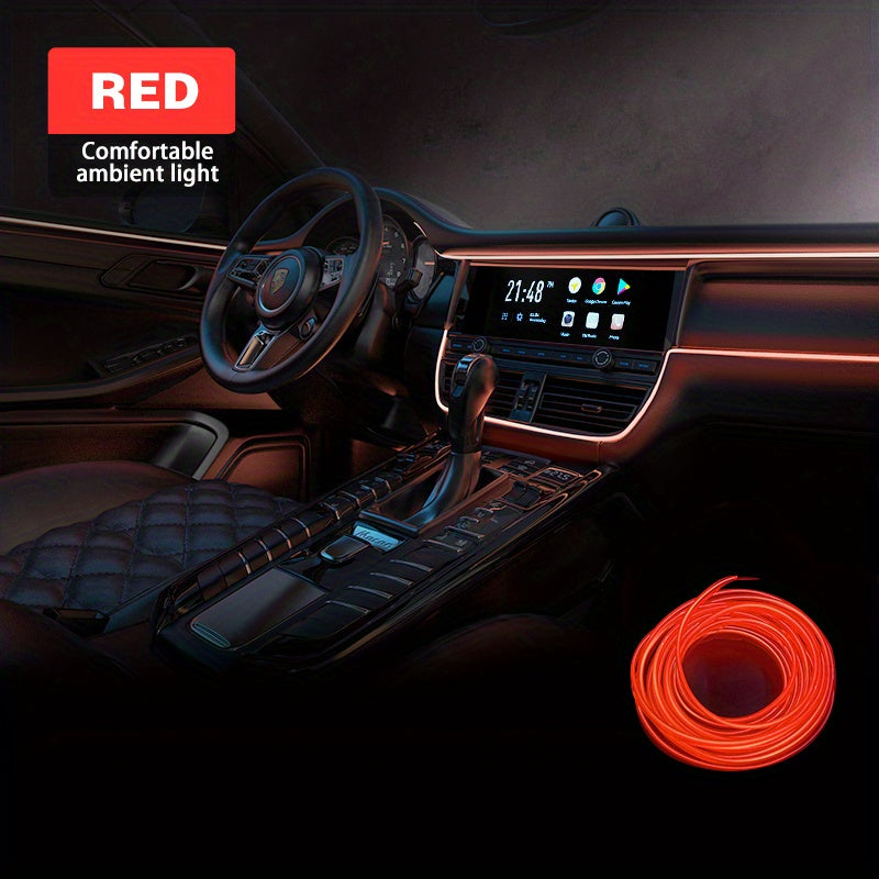 Car Interior LED Decorative Light EL Neon Strip