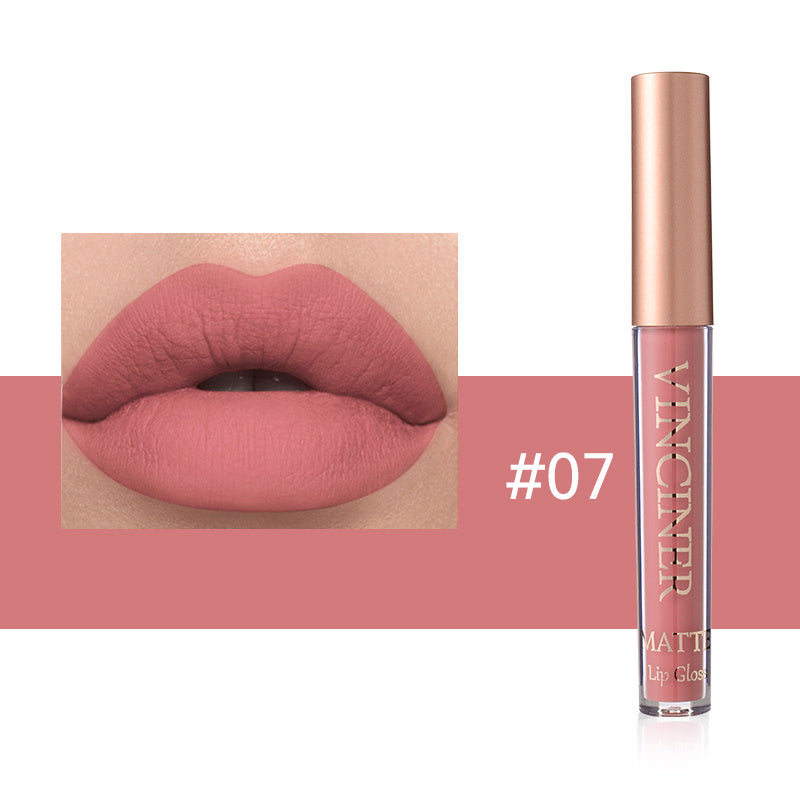12 colors Matte Velvet Lip Glaze - Long Lasting, Waterproof, Non-Sticky.